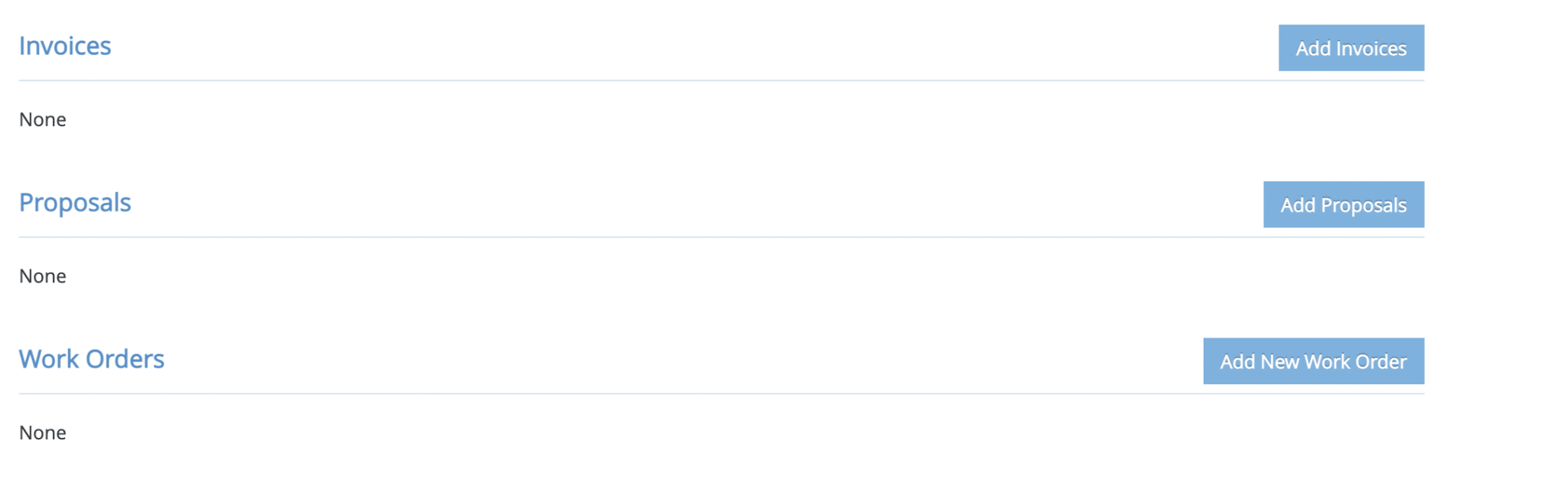 inspection + work order detail screen